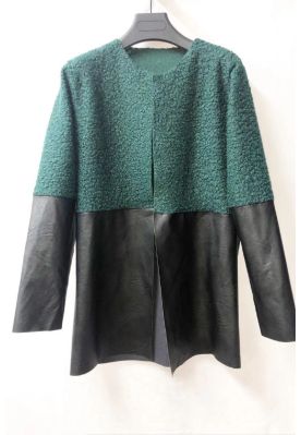 Grøn / sort  jakke, Krøl Pilolone 