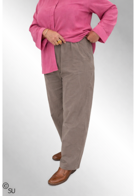 Beige fløjlsbuks, 50005