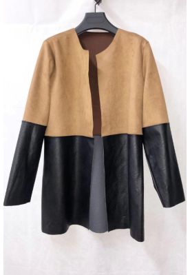 Sort / beige jakke, Pillone G35