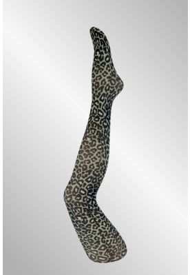 Alma Tights, Grøn Leo, Black Color