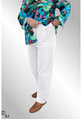 Hvid fløjlsbuks, 50005