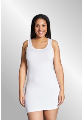 Hvid underkjole med bred strop, Sandgaard 112