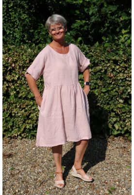 Rosa hørkjole, Marta Salvia, 4148