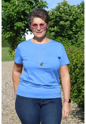 Himmelblå bambus T-Shirt, 6310 