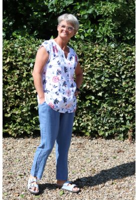 Blå hør buks, Bea 8446