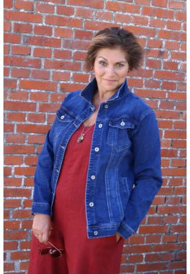 Yes cowboyjakke, mørk