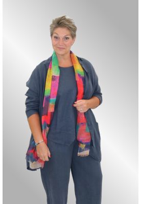 Tørklæde i hør / bomuld, NL Otr 4569