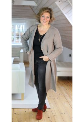 Hør jakke i natur, Fango