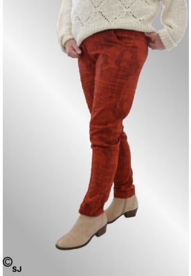 Rust printet pants, PT17