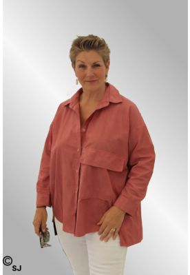  Pebber Rose bomuldsskjorte, 10356 Tokyo Cabana Living