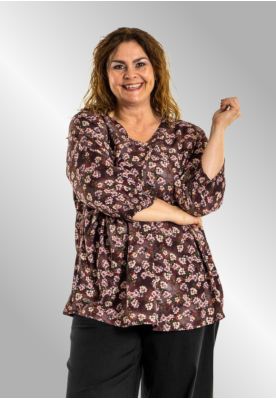 Bordeaux viskose bluse, Marry G226018