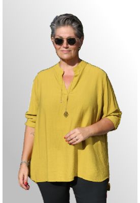 Oliven viskose skjorte, Azin