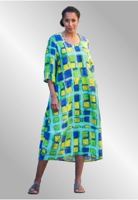 Turkis hørkjole, Aino Noriko dress