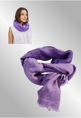 Lilla hør tørklæde 