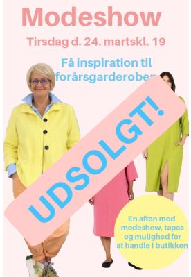Modeshow tirsdag d. 24. marts