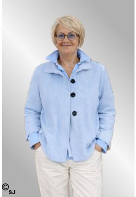 Lys blå strik cardigan / jakke ZS5359