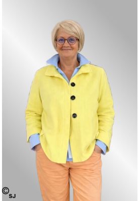 Gul strik cardigan / jakke ZS5359