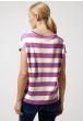 Stribet T-Shirt, Syren, Street One, 320258