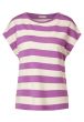 Stribet T-Shirt, Syren, Street One, 320258