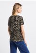 Viskose T-Shirt, Leo print, 323345
