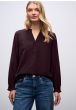 Bordeaux fløjlsbluse, Street One 346161
