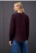 Bordeaux fløjlsbluse, Street One 346161