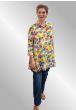 Gul/rød/ blå skjorte tunika A facon, Bella EA96-HA158