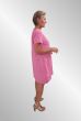 Pink viskose sommerkjole, Alma 0796