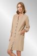 Beige fløjls skjorte/kjole, 143657