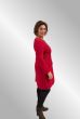 Rød tunika, viskose / uld Marta 20270