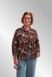 Fløjls skjorte med print, Marta 258042