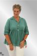 Grøn bomulds skjorte/tunika, Fengo Inge 2684