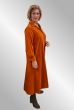 Rust fløjls skjorte/kjole, 2743V