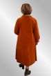 Rust fløjls skjorte/kjole, 2743V