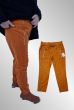 Gylden pants i ruskindslook, Bonny 373358