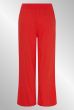 Rød viskose / hør buks Marta 62273