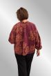 Bordeaux bluse med print, Caban Mentor6359