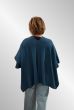 Petrol cardigan / poncho kappe, 8049