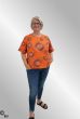 Orange bomuldsbluse, BoBo