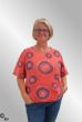 Mørk koral bomuldsbluse, BoBo