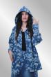 Denim jakke med blomster, Bella Blue A44-V28