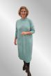 Mintgrøn meleret strik kjole, FM93