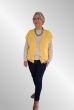Lys gul strik vest 12300