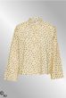 Lys gul skjorte med beige polka prikker, Amber, Amace