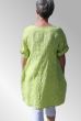 Gul/lime happy dot tunika/dress, 8120