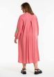 Koral kjole i viskose /hør med applikation, Bodil 242016