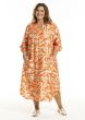 Orange printkjole, Valdis, 254029