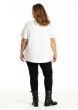 Hvid t-shirt med print Gitte, G254049
