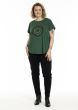 Grøn Gitte t-shirt med print, G256039