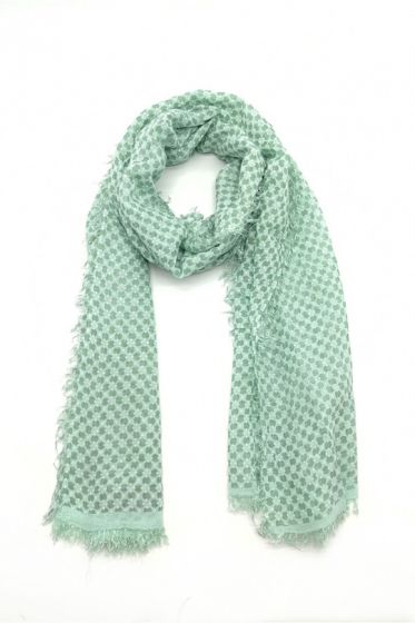 Grøn Petit print Tørklæde, 2236